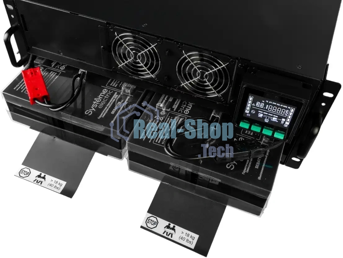 Источник бесперебойного питания Systeme Electric Smart-Save Online SRTSE 2 SRTSE6KRTXLIG2 / 6000 ВА / 6000 Вт / 5 x IEC 320 C13, 3 x IEC 320 С19