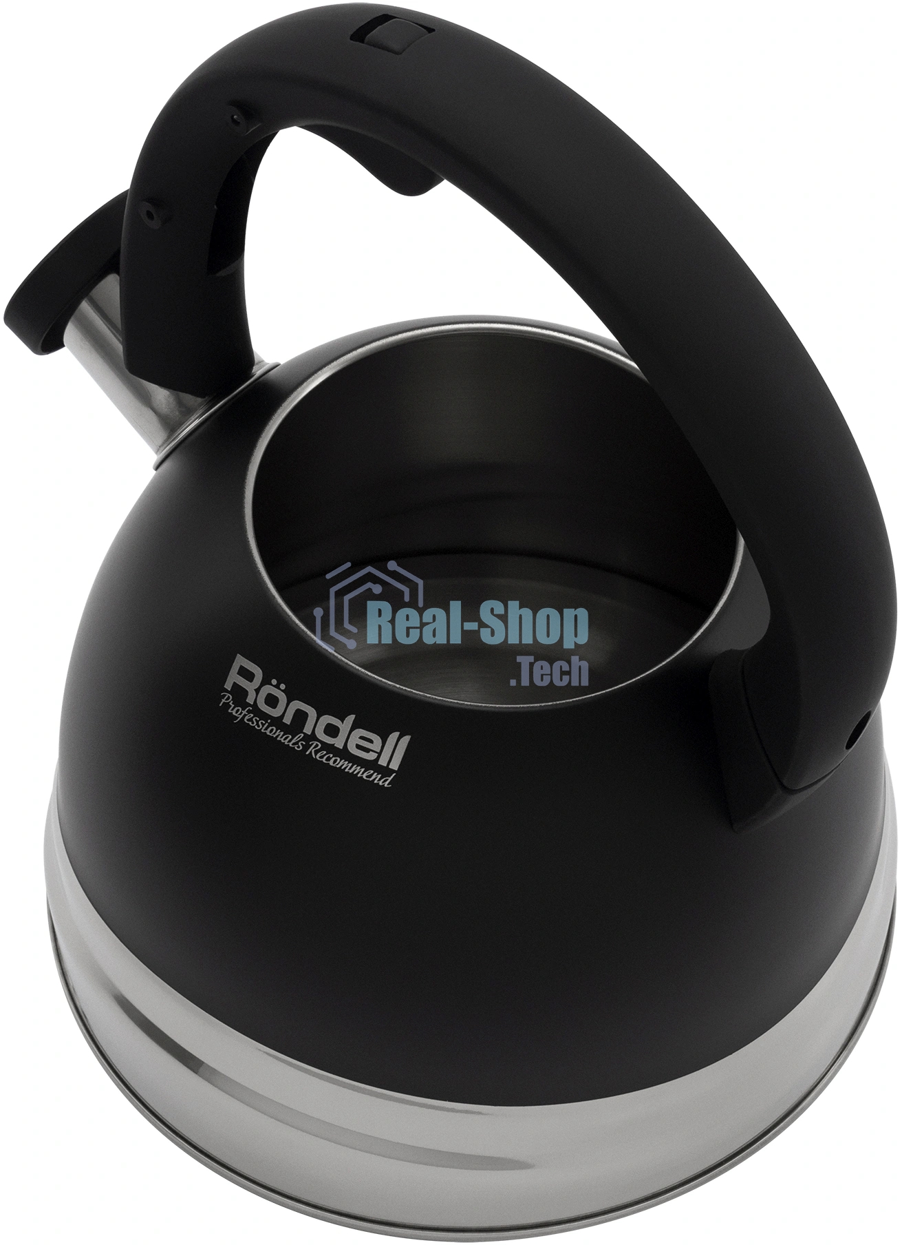 Чайник для плиты металлический Rondell Walzer RDS-1827 2.7 л. черный
