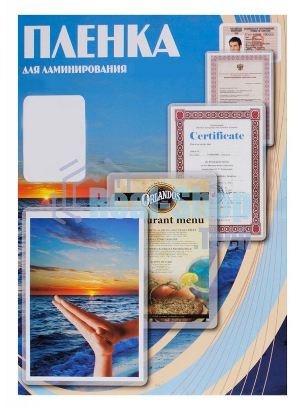 Пленка для ламинирования Office Kit, 100 мик, А2, 100 шт., глянцевая426х600 (PLP10640)