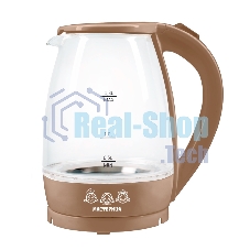 Чайник электрический Мастерица ЕК-1801G, капучино, 1,8л, стекло, 1850 Вт Чайник электрический Мастерица ЕК-1801G, капучино, 1,8л, стекло, 1850 Вт