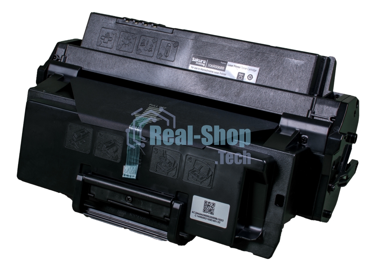 Картридж лазерный Sakura 106R00688 для Xerox P3450, черный, 10000 к.