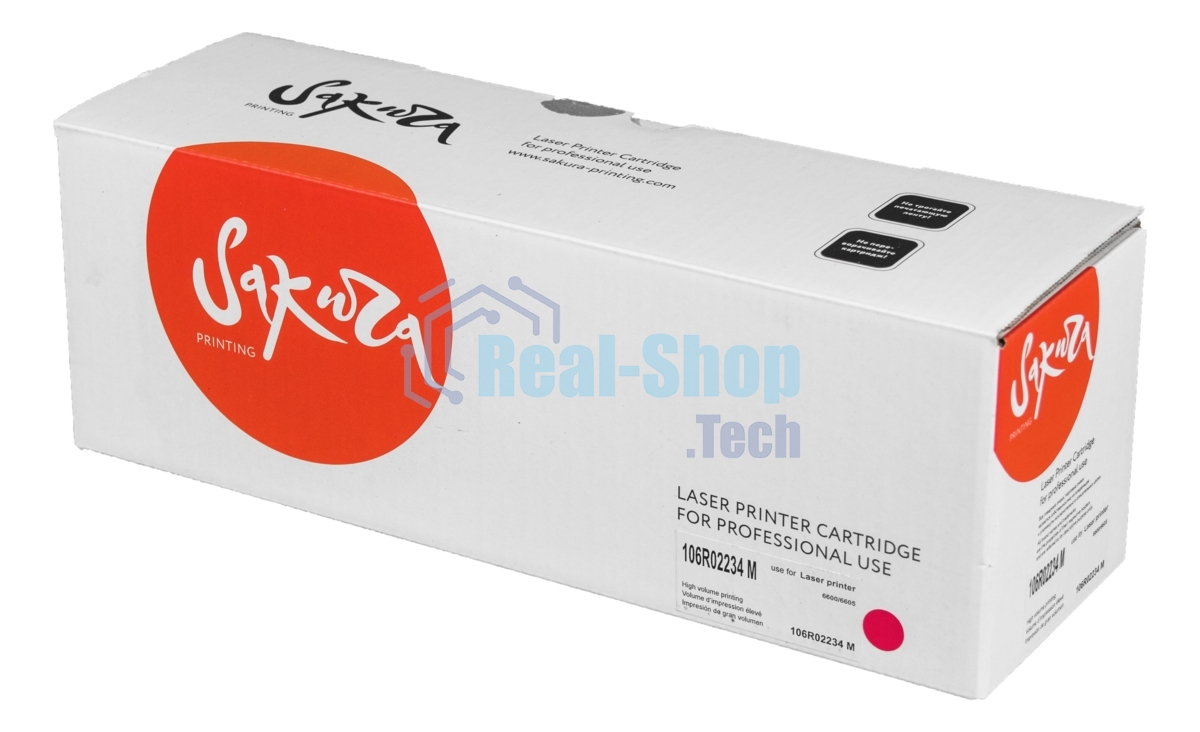 Картридж лазерный Sakura 106R02234 для Xerox Phaser 6600/WC 6605,пурпурный, 6000 к.