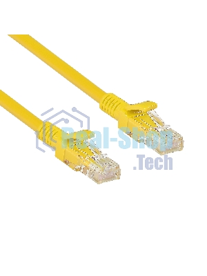 Патч-корд ExeGate UTP-RJ45-RJ45-5e-5M-YL, UTP, cat.5e, 5м, желтый