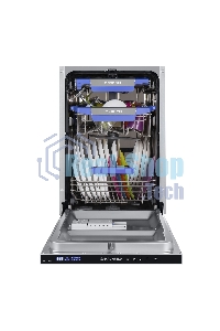 Встраиваемая посудомоечная машина Maunfeld MLP-08IMR, черный, 44.5 см, 10 компл., 47 дБ, класс A++