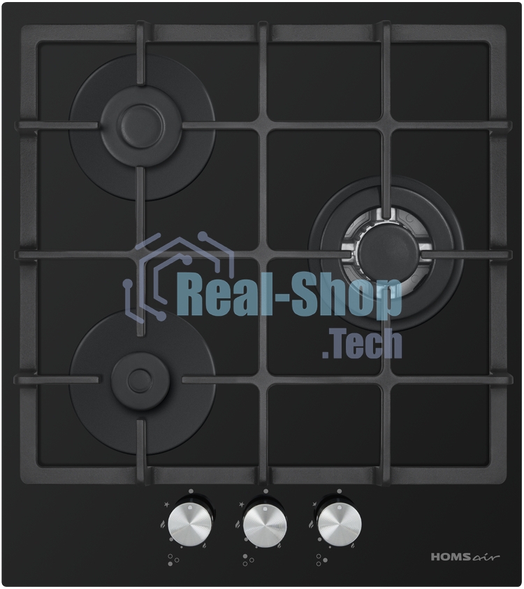 Газовая варочная панель HOMSair HGG433TGCBK