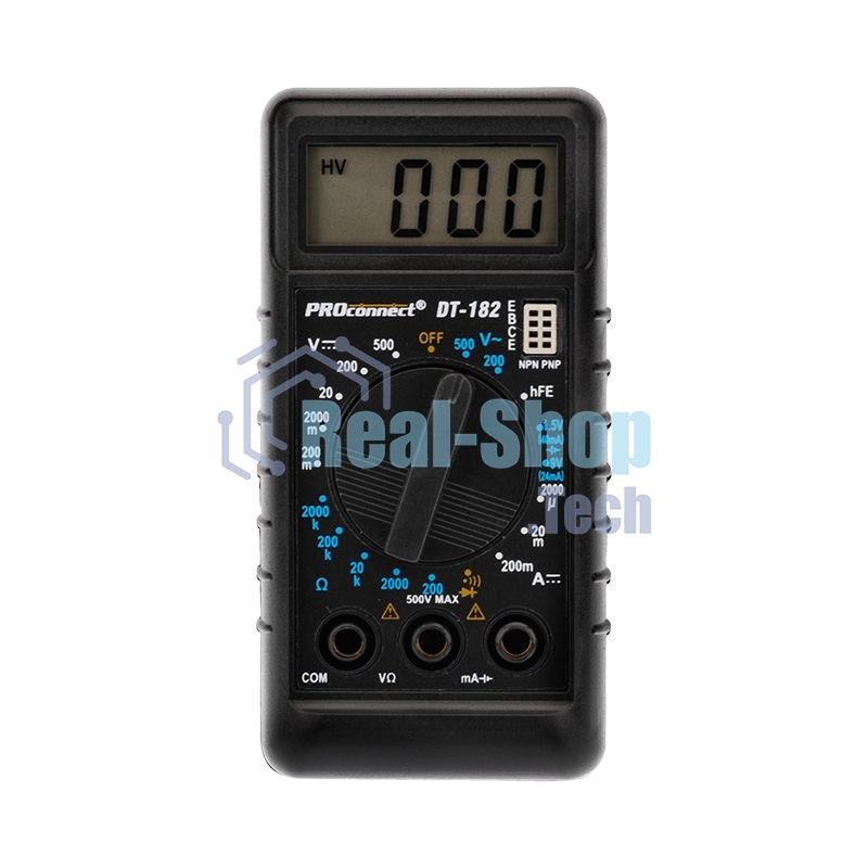 Портативный мультиметр М-182 (DT-182) PROconnect