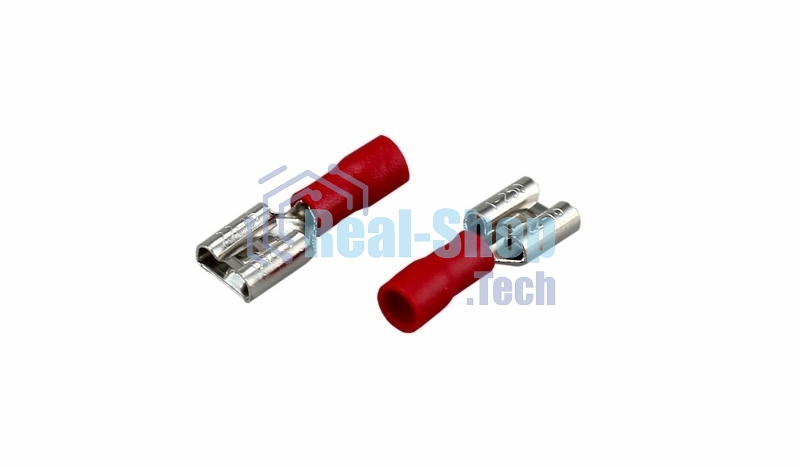 Клемма плоская Rexant изолированная гнездо 7.4 мм 0.5-1.5 мм² (РПи-м 1.5-(6.3)/РПИм 1,25-250)