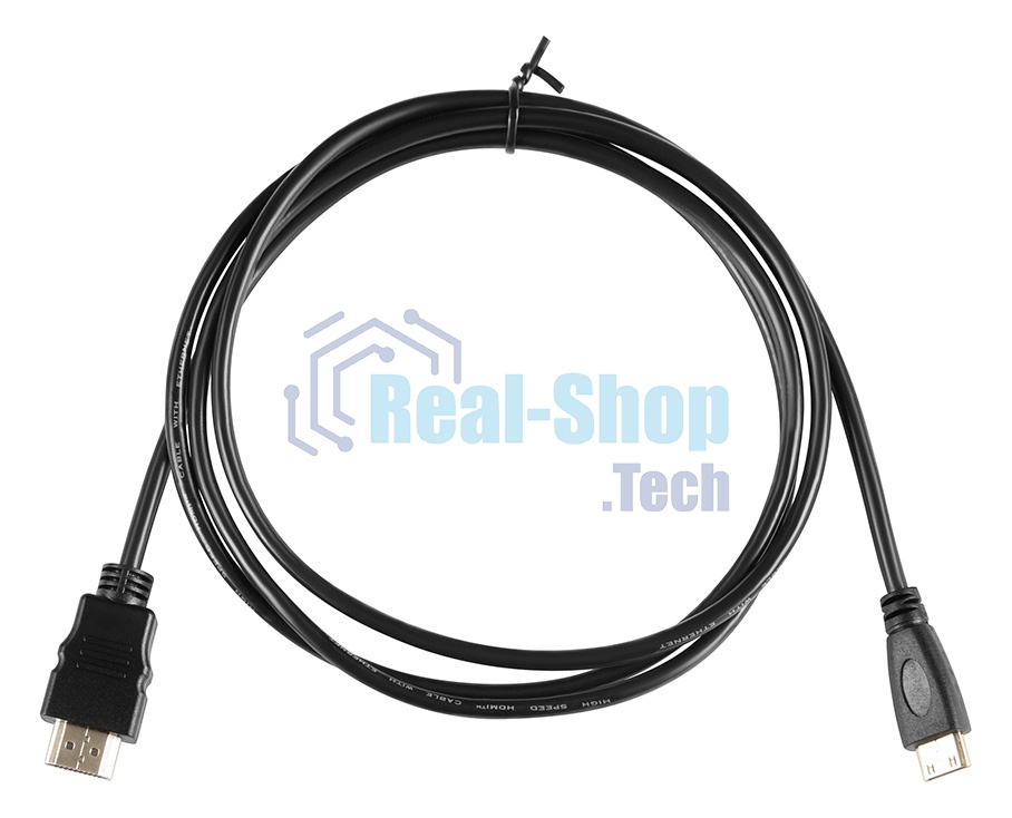 Кабель аудио-видео Buro mini-HDMI (m)/HDMI (m) 1.5м. черный (BHP-MINHDMI-1.5)