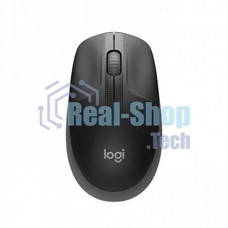 Мышь беспроводная Logitech M190 черный, 1000 dpi, радиоканал, USB, кнопки - 3