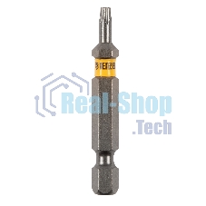 Набор бит Denzel TORX 10х50, сталь S2, шестигранный профиль, 10 шт.