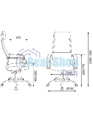 Кресло Бюрократ CH-607SL TW-01 Neo Black черный, сетка, подголовник