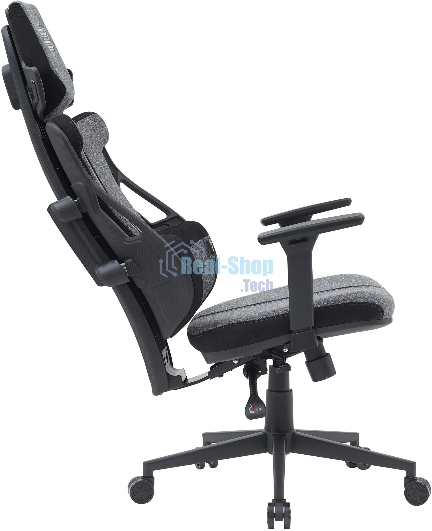 Кресло компьютерное Cactus CS-CHR-DUO-GYBK серый/черный