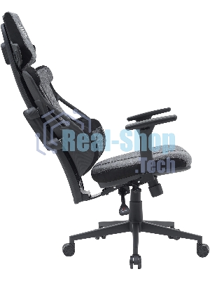 Кресло Cactus CS-CHR-DUO-GYBK серый, экокожа