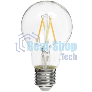 Умная LED лампа филамент GEOZON/E27/A60/5.5W/2200K-5500K/Wi-Fi/AC 220-250В, 50/60Гц/500lm/transparent GSH-SLF01