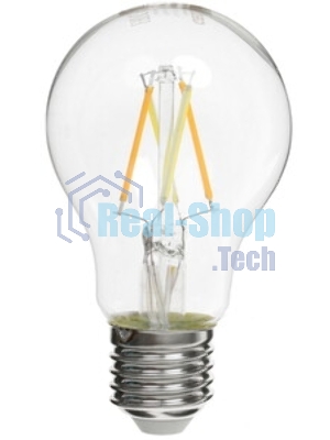 Умная LED лампа филамент GEOZON/E27/A60/5.5W/2200K-5500K/Wi-Fi/AC 220-250В, 50/60Гц/500lm/transparent GSH-SLF01