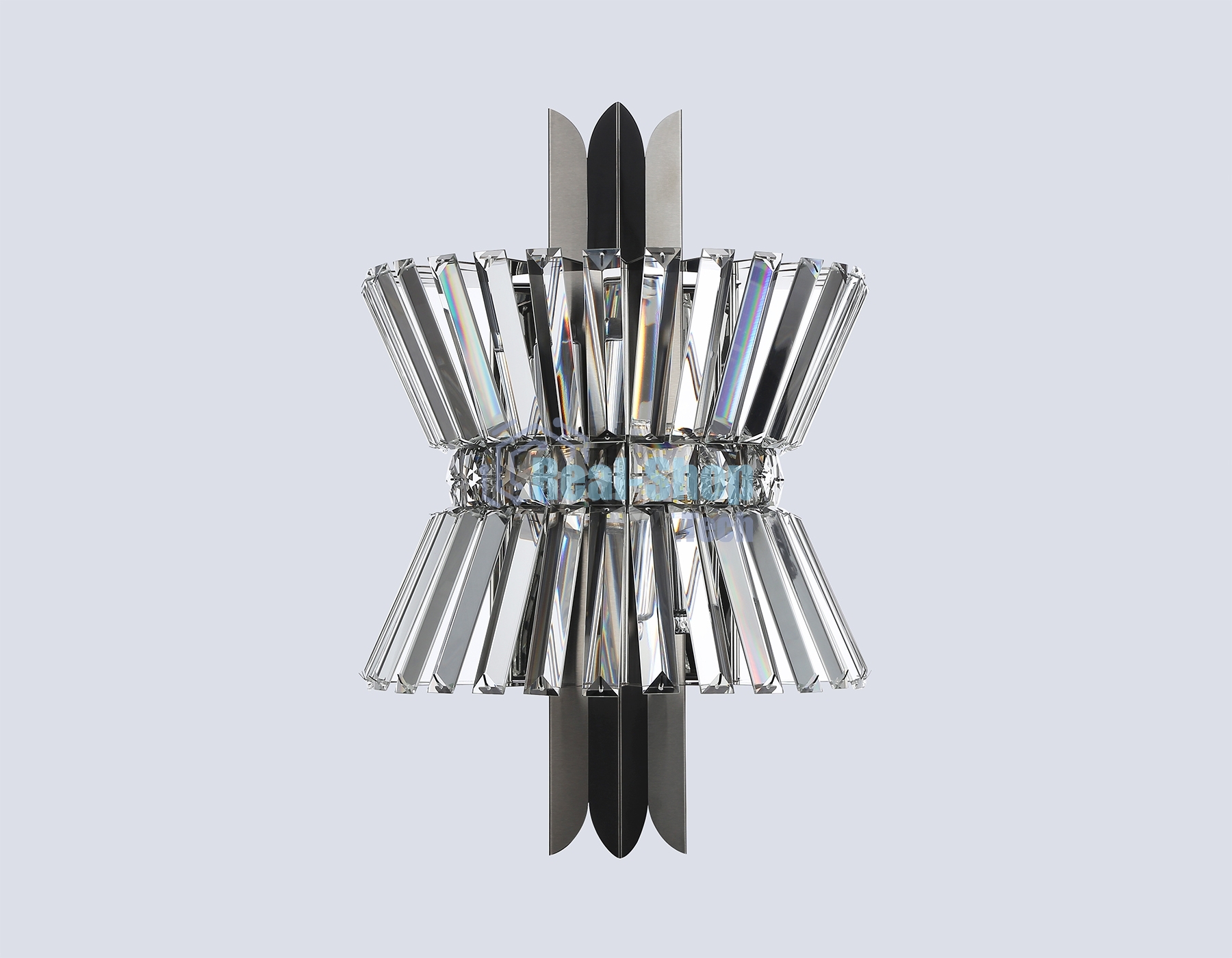 Настенный светильник Ambrella light LH41032/2 BK/CL черный/прозрачный E14*2 max 40W 310*180*460