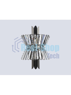Настенный светильник Ambrella light LH41032/2 BK/CL черный/прозрачный E14*2 max 40W 310*180*460