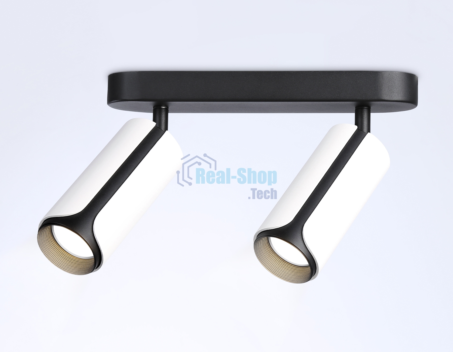 Светильник Ambrella light TN51596/2 WH/BK белый/черный GU10/2 260*60*195