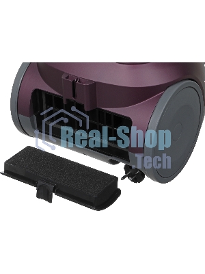 Пылесос LG VC5420NHTCW фиолетовый/черный, 380/2000 Вт, уборка сухая, пылесборник контейнер 1.3 л