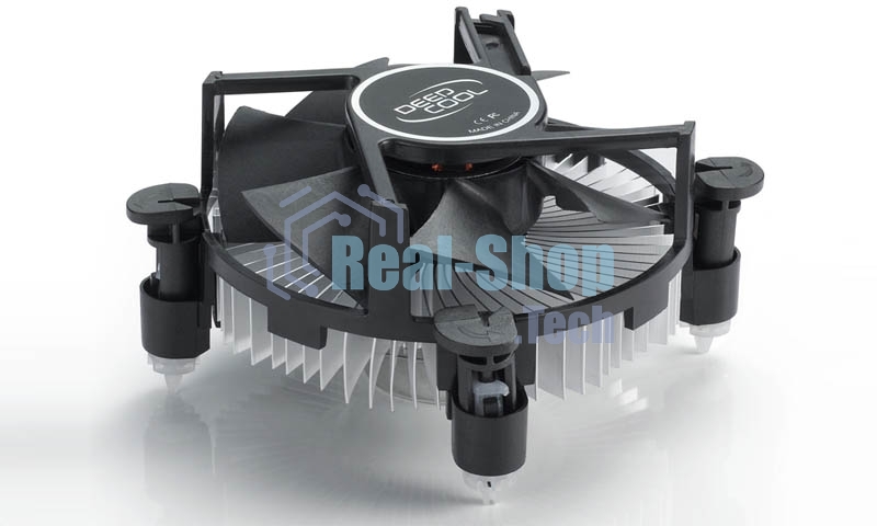Кулер для процессора DEEPCOOL CK-11509 черный, 92 мм, алюминий, 2200 об/мин, 26.8 дБ, 3 pin, 65 Вт, 56 мм