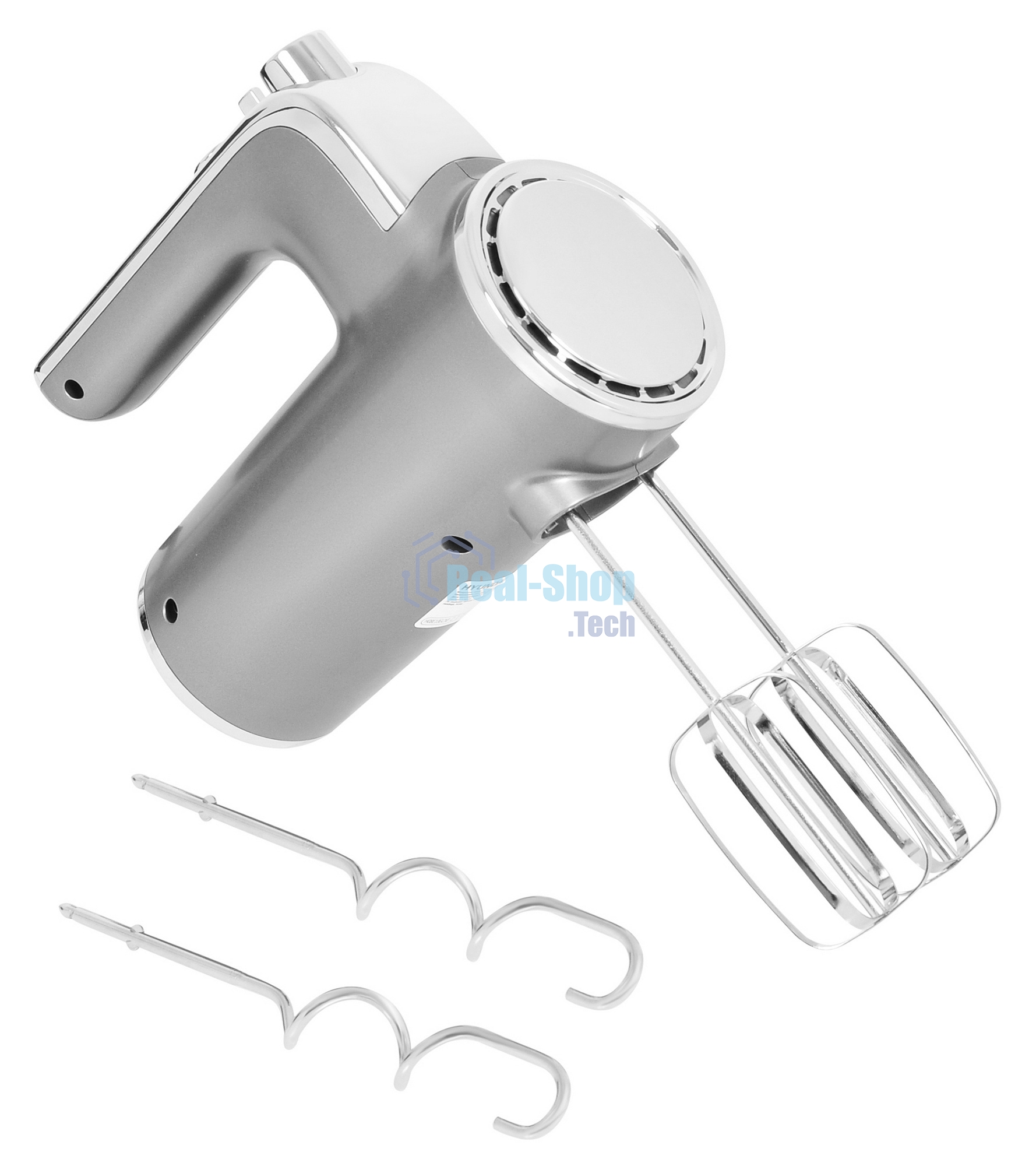 Миксер ручной Hyundai HYM-H5691 600Вт серебристый