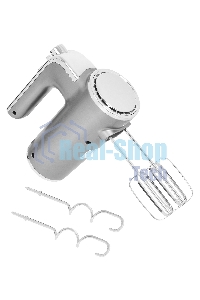 Миксер ручной Hyundai HYM-H5691 600Вт серебристый