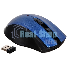 Мышь беспроводная Acer OMR031 черный/синий, 1600 dpi, радиоканал, USB, кнопки - 4