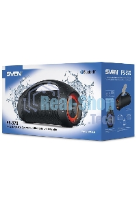 Колонка портативная Sven АС PS-370 черный 40W 2.0 BT