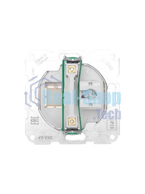 Розетка компьютерная Kranz DEA RJ45 с/у мех. бежевый