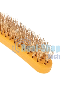 Щетка по металлу Kranz с пластиковой ручкой 4 ряд. 260 мм