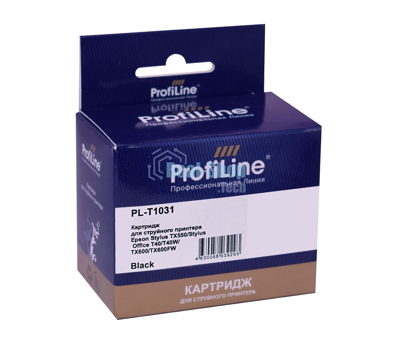 Картридж струйный ProfiLine PL-T1031 для принтеров Epson Stylus TX550/Stylus Office T40/T40W/TX600/TX600FW с чернилами Black 25,9 мл