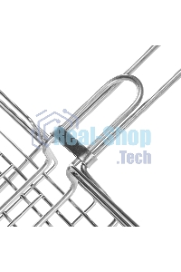 Решетка-гриль 340х340х60 мм, объемная, нержавеющая сталь, Camping Palisad