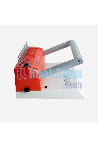 Переплетчик ГЕЛЕОС БП-16 бело-красный на пластиковую пружину, А4, ручная перфорация 16 листов, переплет макс до 500 л., глубина перфорации 2-3-4-5 мм