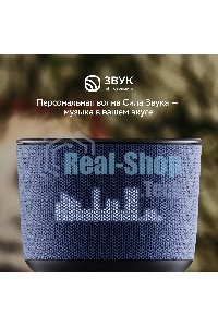 Умная колонка Sber Boom Home SBDV-00171G Салют серый 8W Mono BT/Wi-Fi (без.бат)