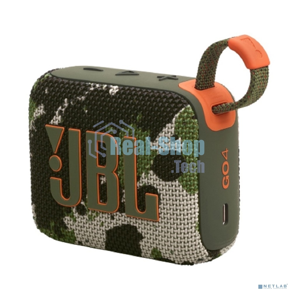 Портативная акустика JBL GO 4, камуфляж