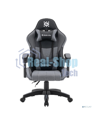 Кресло игровое Defender STRIDER черный/серый, PU