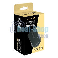 Мышь проводная ExeGate Professional Standard SH-8012L черный, 1000 dpi, USB, кнопки - 3