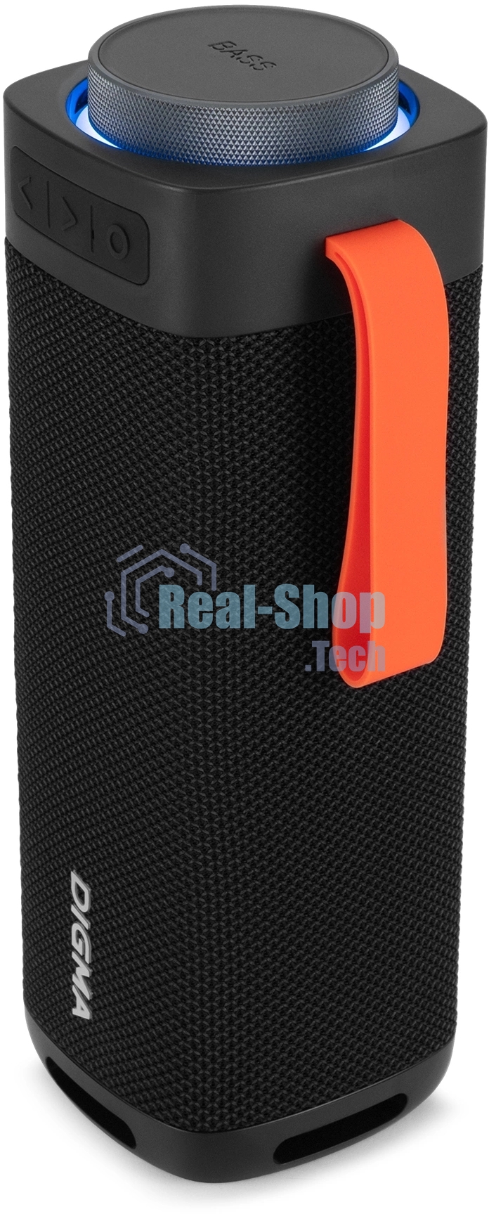 Портативная колонка Digma D-PS1522 черный 60W 2.0 BT 10м 3000mAh (PS1522B)