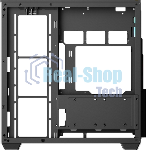 Корпус Ocypus Delta C74 ARGB Black, Midi-Tower, чёрный, 2 x 120 мм