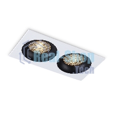 Светильник встраиваемый Ambrella light TN102732/2 WH/BK белый/черный GU5.3 175*92*23