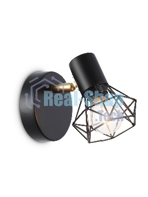 Светильник Ambrella light TR8655 BK/GD черный/золото E14 max 60W 170*100*140