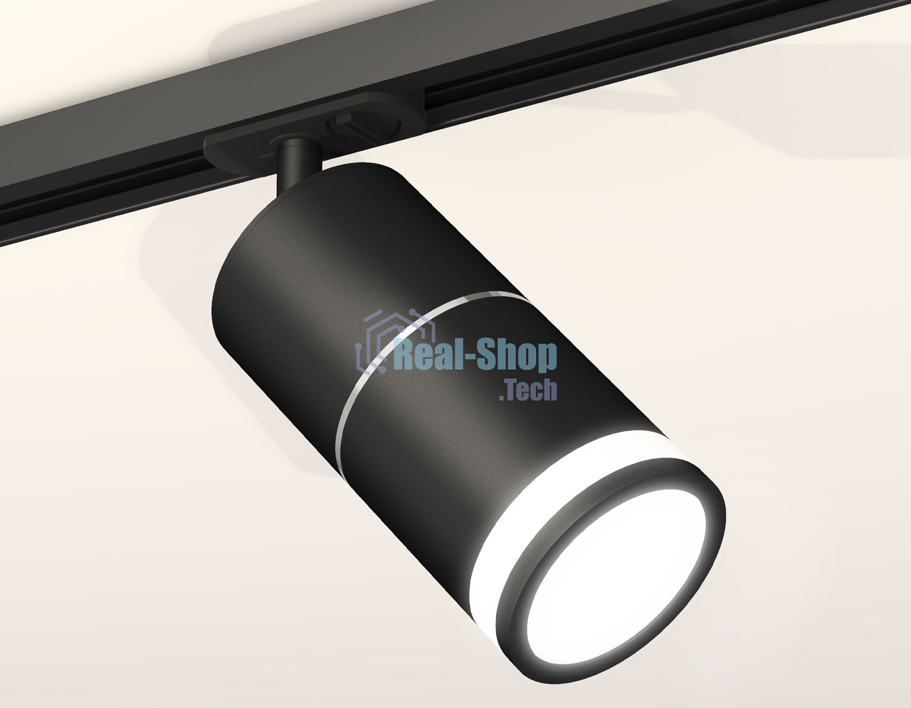 Светильник Ambrella light XT7402012 SBK/PSL/FR черный песок/серебро полированное/белый матовый MR16 GU5.3