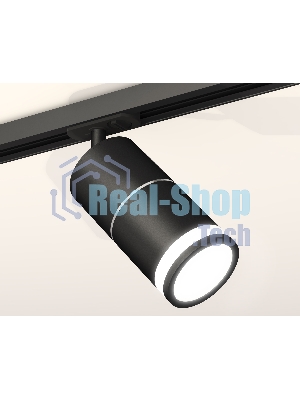 Светильник Ambrella light XT7402012 SBK/PSL/FR черный песок/серебро полированное/белый матовый MR16 GU5.3