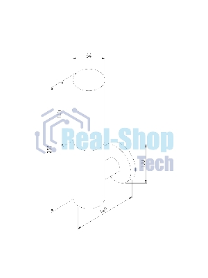 1418 TECHNO / Светильник садово-парковый чёрный