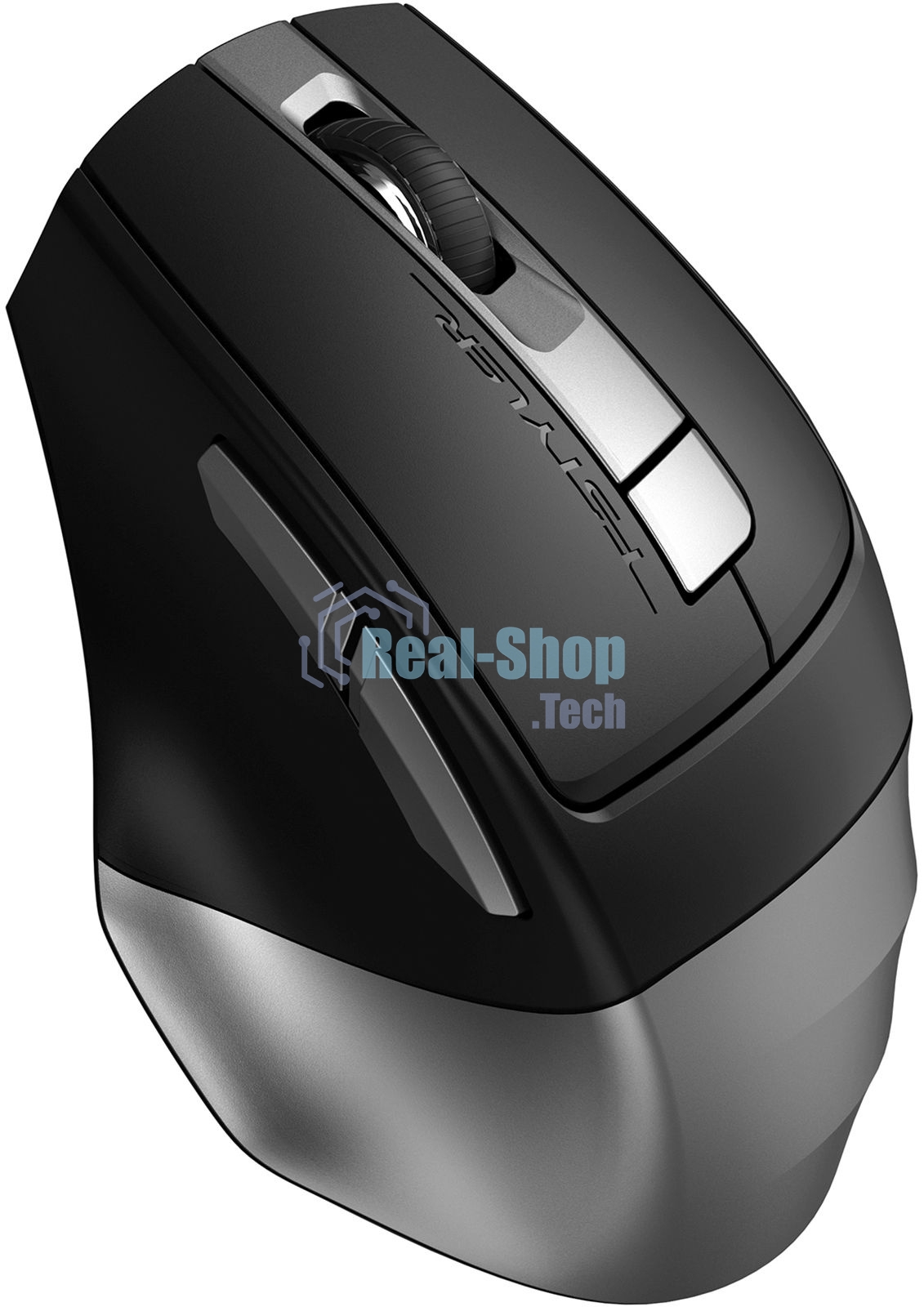 Мышь беспроводная A4Tech Fstyler FB35CS серый, 2000 dpi, Bluetooth / USB, Bluetooth / радиоканал, кнопки - 6