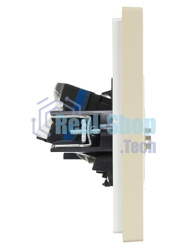 Розетка двойная TV+RJ45 кат.6 FP437 IEK FORTE&PIANO Ваниль