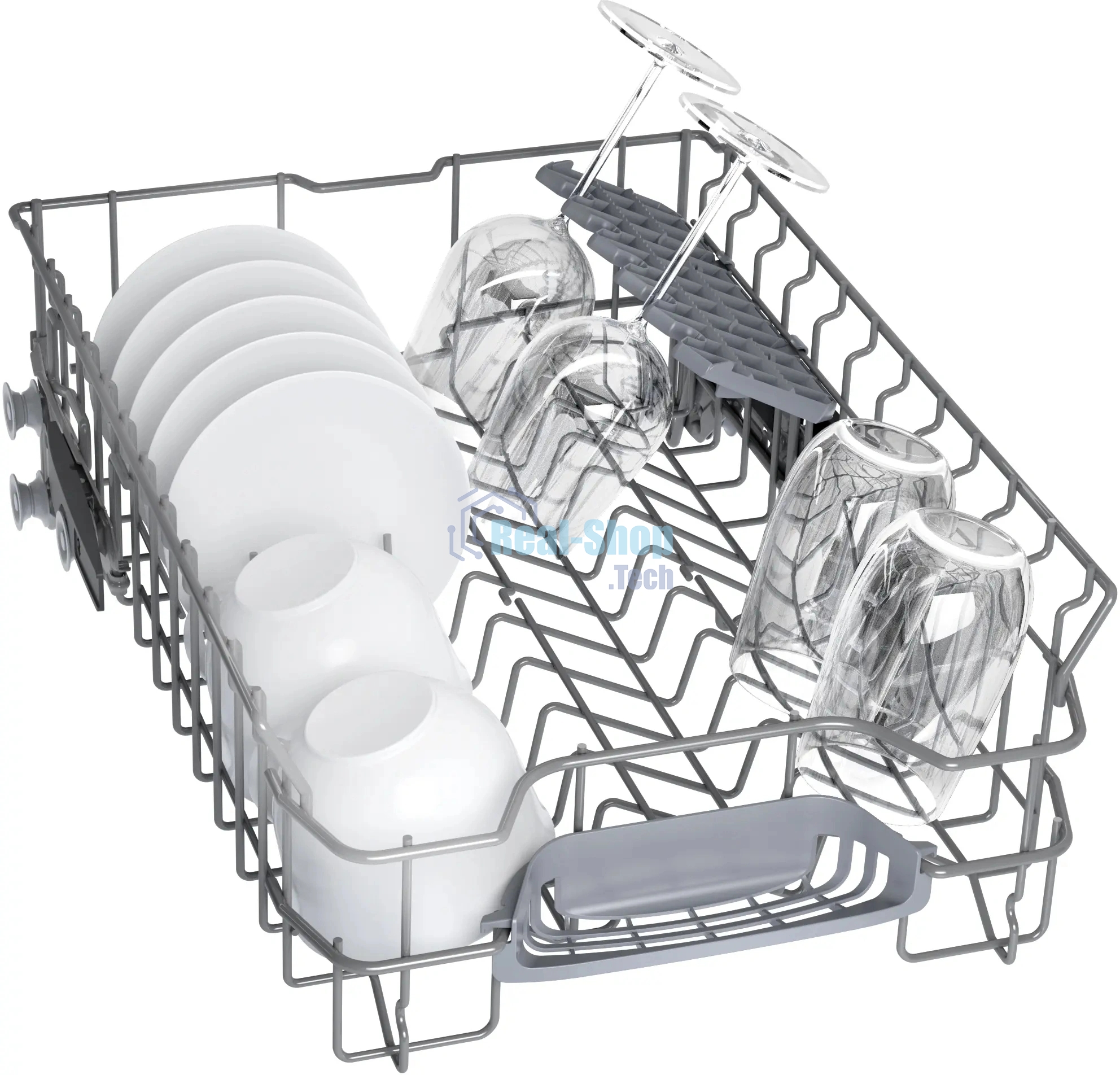 Встраиваемая посудомоечная машина Bosch SPV4HMX14Q, 45 см, 10 комплектов, электронное управление, дисплей, энергоэффективность А+, уровень шума 46 дБ, цвет белый
