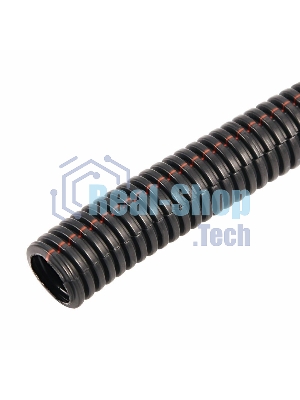 Трубa автомобильная гофрированная ПП, Ø9,8 мм, разрезная, негорючая, бухта 50 м/уп.