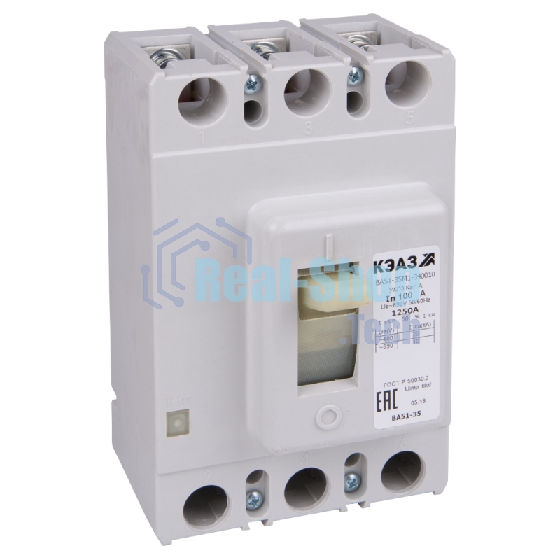 Выключатель автоматический ВА51-35М3-340010 320А 690AC УХЛ3 КЭАЗ 108390
