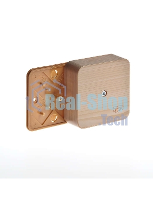 Коробка универсальная для кабель-каналов 80х80х25 сосна (светл. основа) IP40 Рувинил 65005-27М